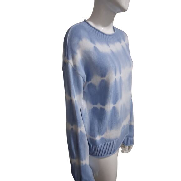 Elizabeth and‎ James Grungecore Women's Size Small Tie Dye Knit Ribbed Sweater - Picture 2 of 9